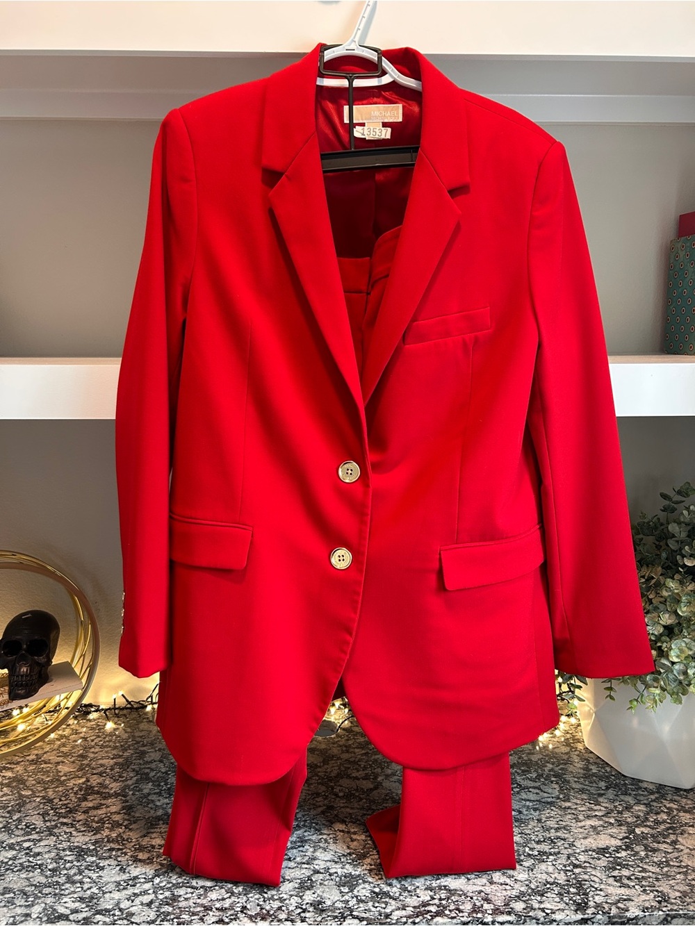 Michael Kors | Bold Red Suit Blazer and Pants